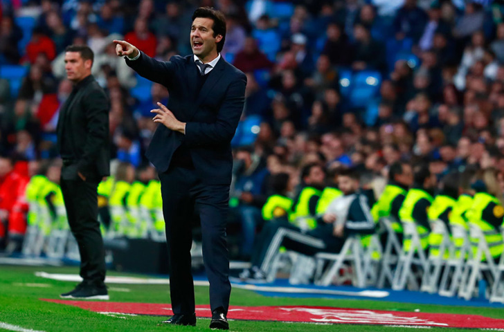 Real Madrid coach Santiago Solari