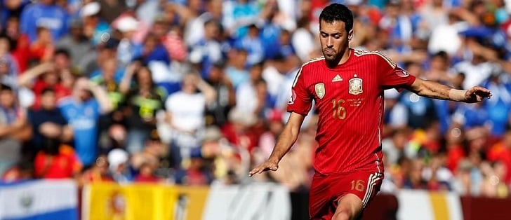 Spain midfielder Sergio Busquets