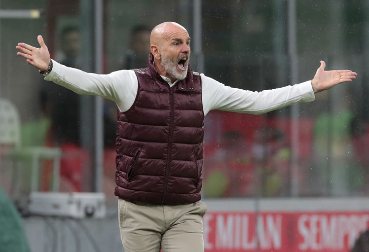 AC Milan head coach Stefano Pioli