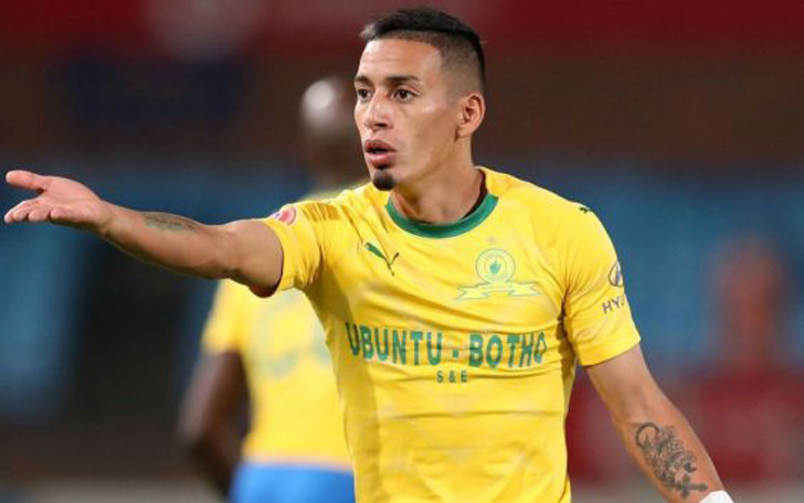 Gaston Sirino in action for Sundowns.