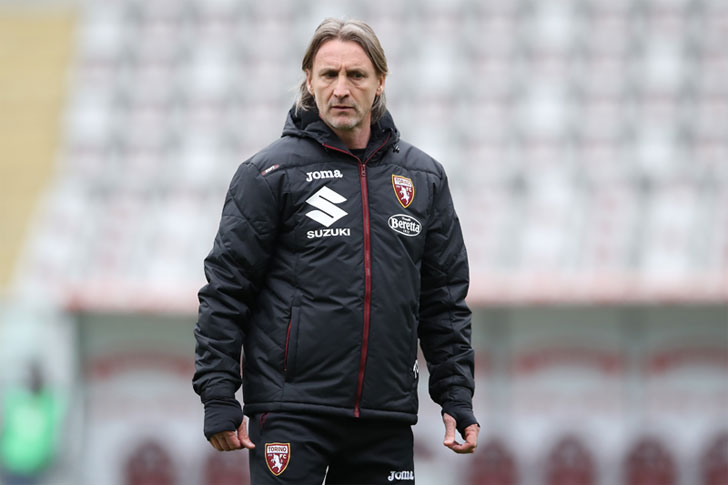 Torino head coach Davide Nicola