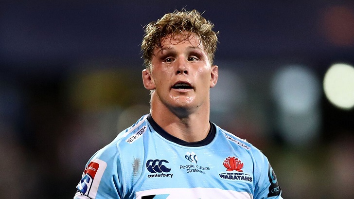 Michael Hooper in action for Waratahs.