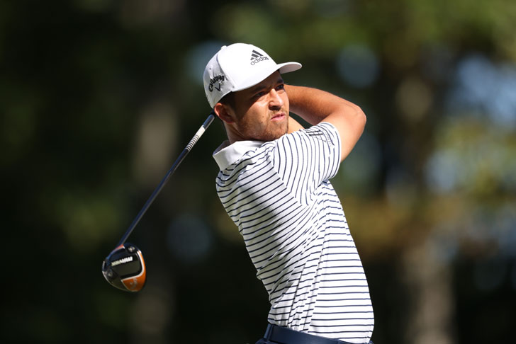 Xander Schauffele in action