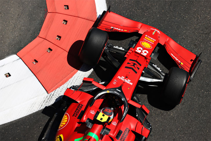 Carlos Sainz Jr of Ferrari