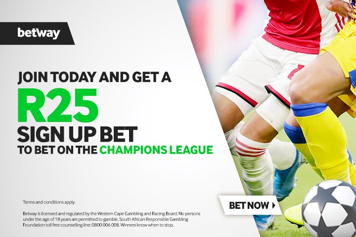 Bet on  Champions league at Betway South Africa