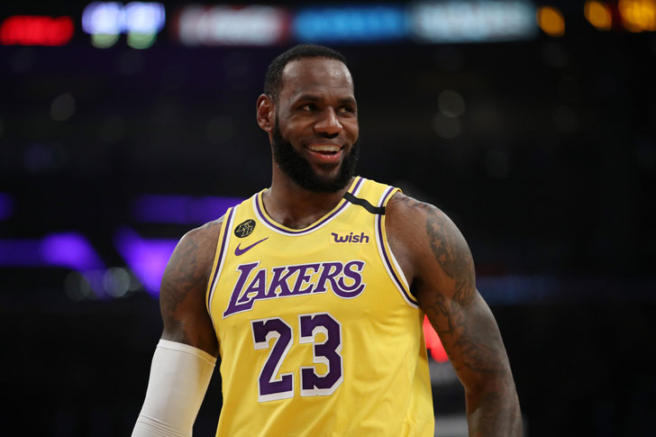 Los Angeles Lakers small forward LeBron James