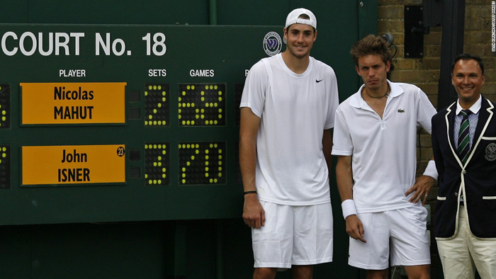 John Isner and Nicolas Mahut